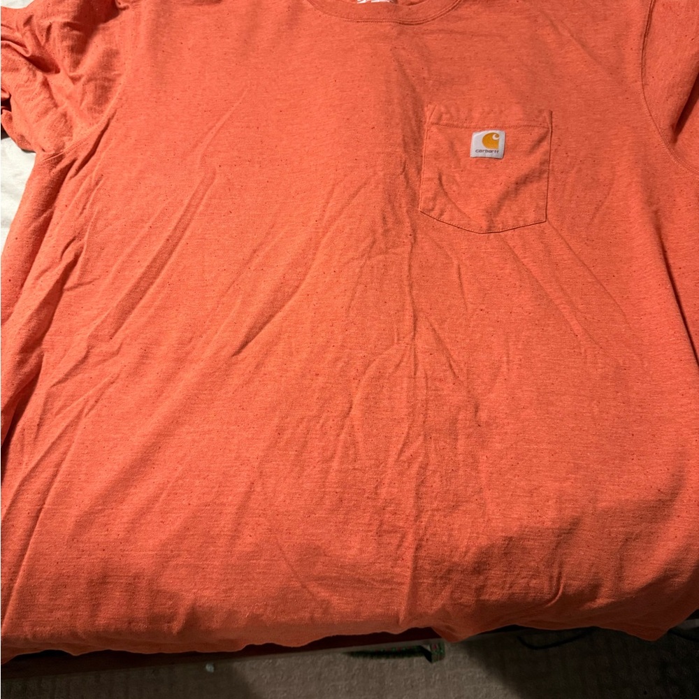 Carhartt Men's Vibrant Orange Short Sleeve Tee